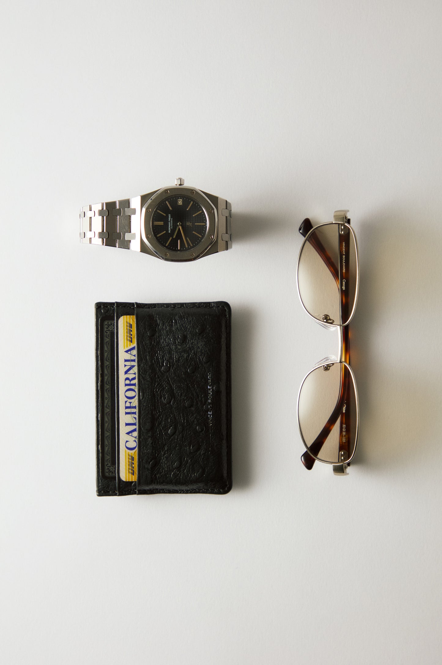 Card Holder in Ostrich