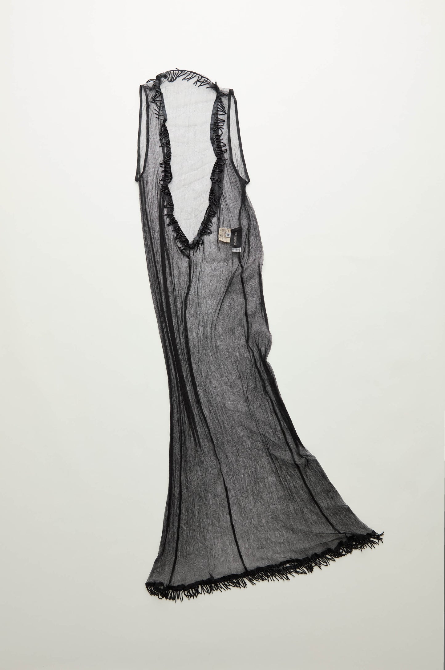 Ann Demeulemeester Silk Fringe Dress