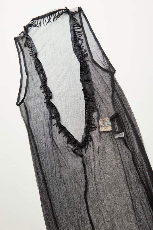 Ann Demeulemeester Silk Fringe Dress
