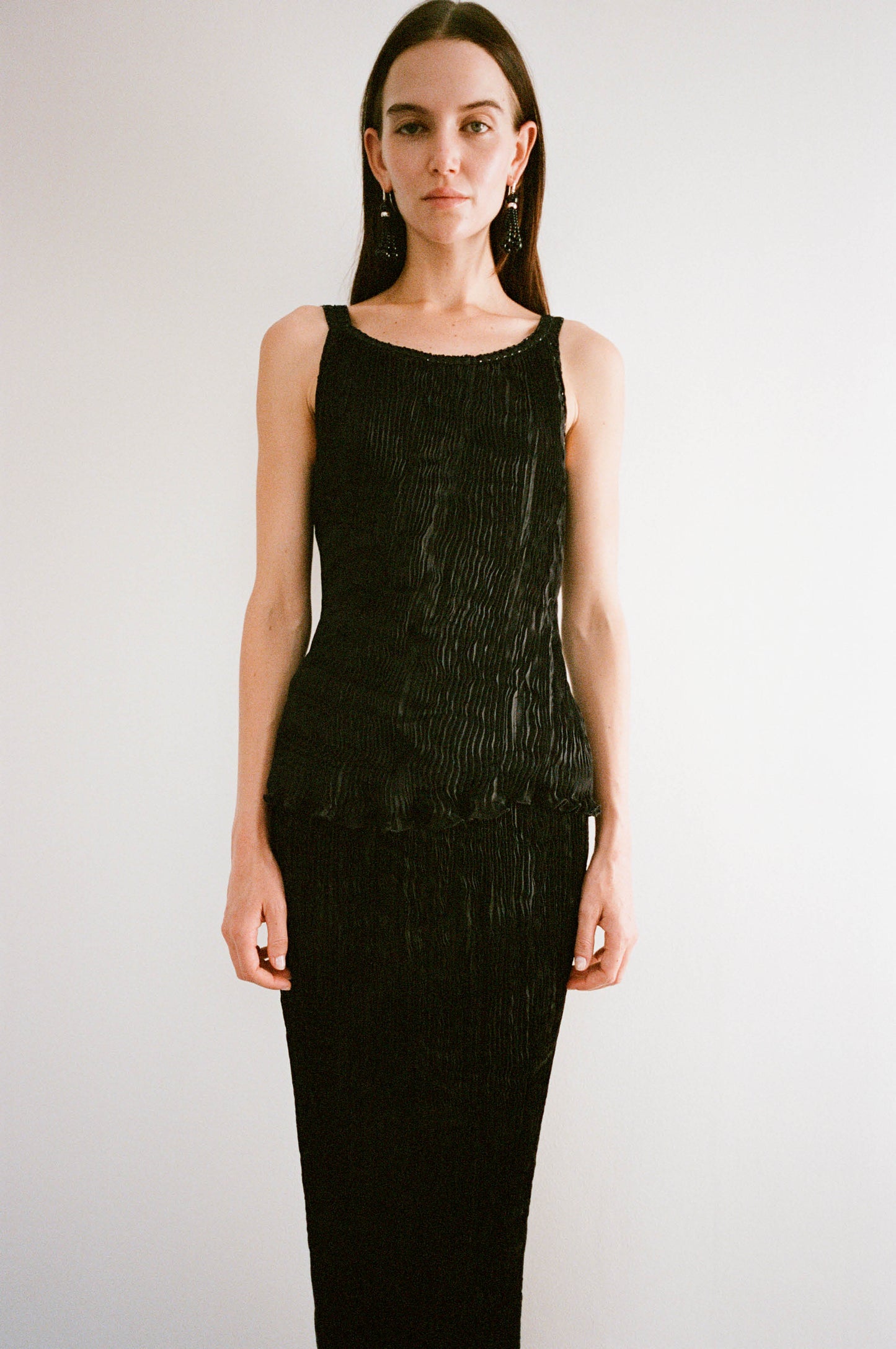 Charles and Patricia Lester Pleated Set