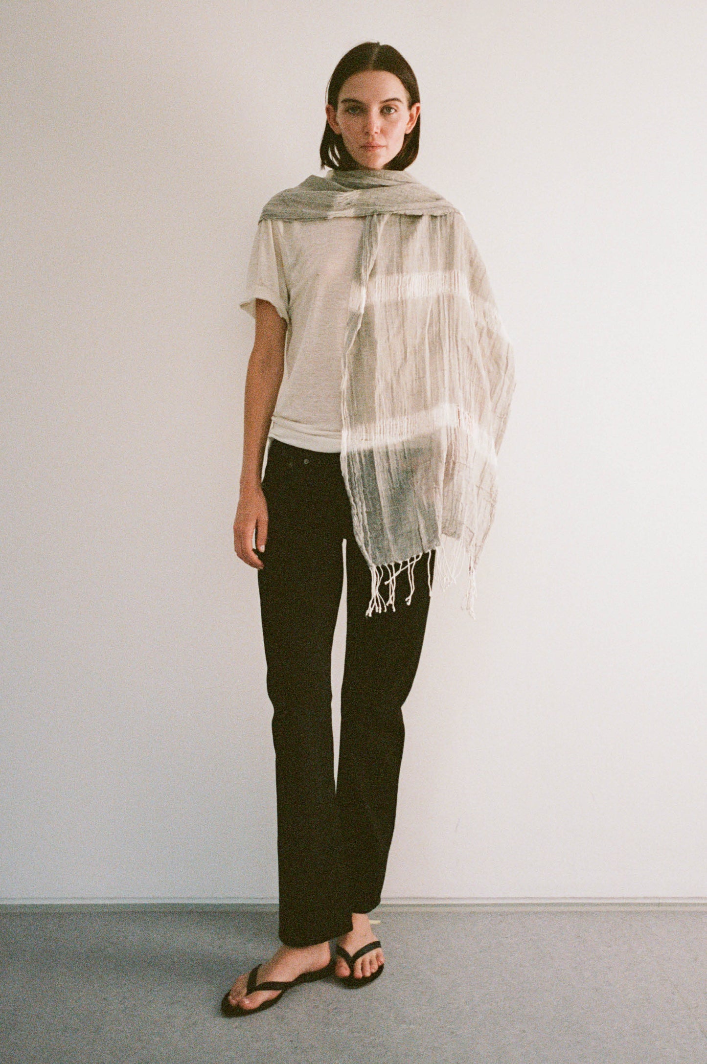 Issey Miyake Linen Scarf