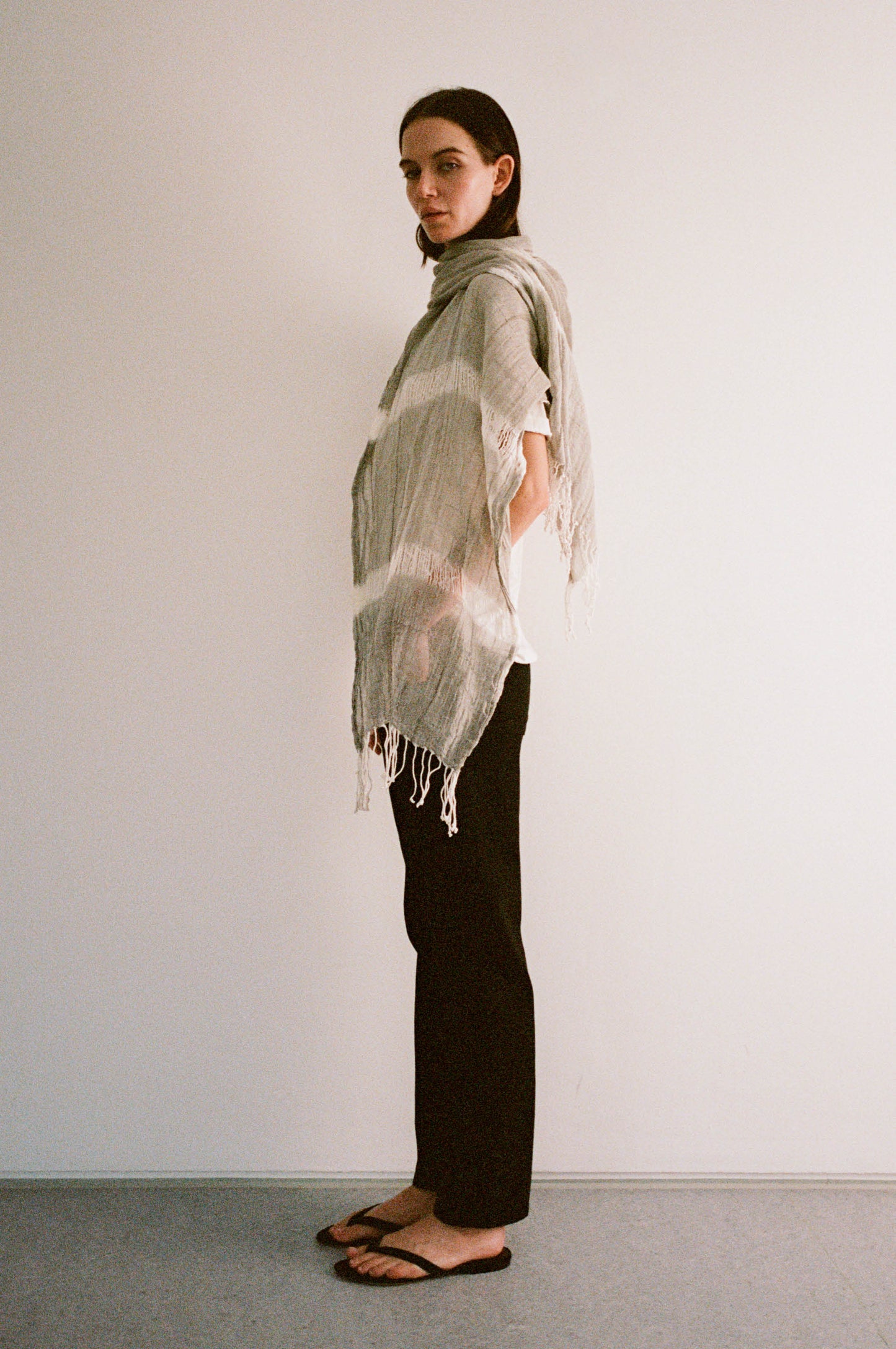 Issey Miyake Linen Scarf