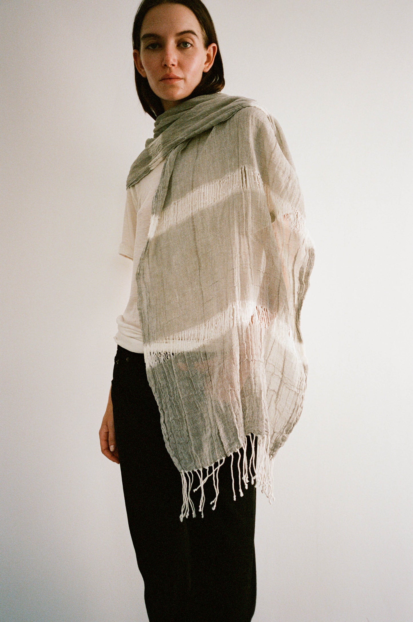 Issey Miyake Linen Scarf