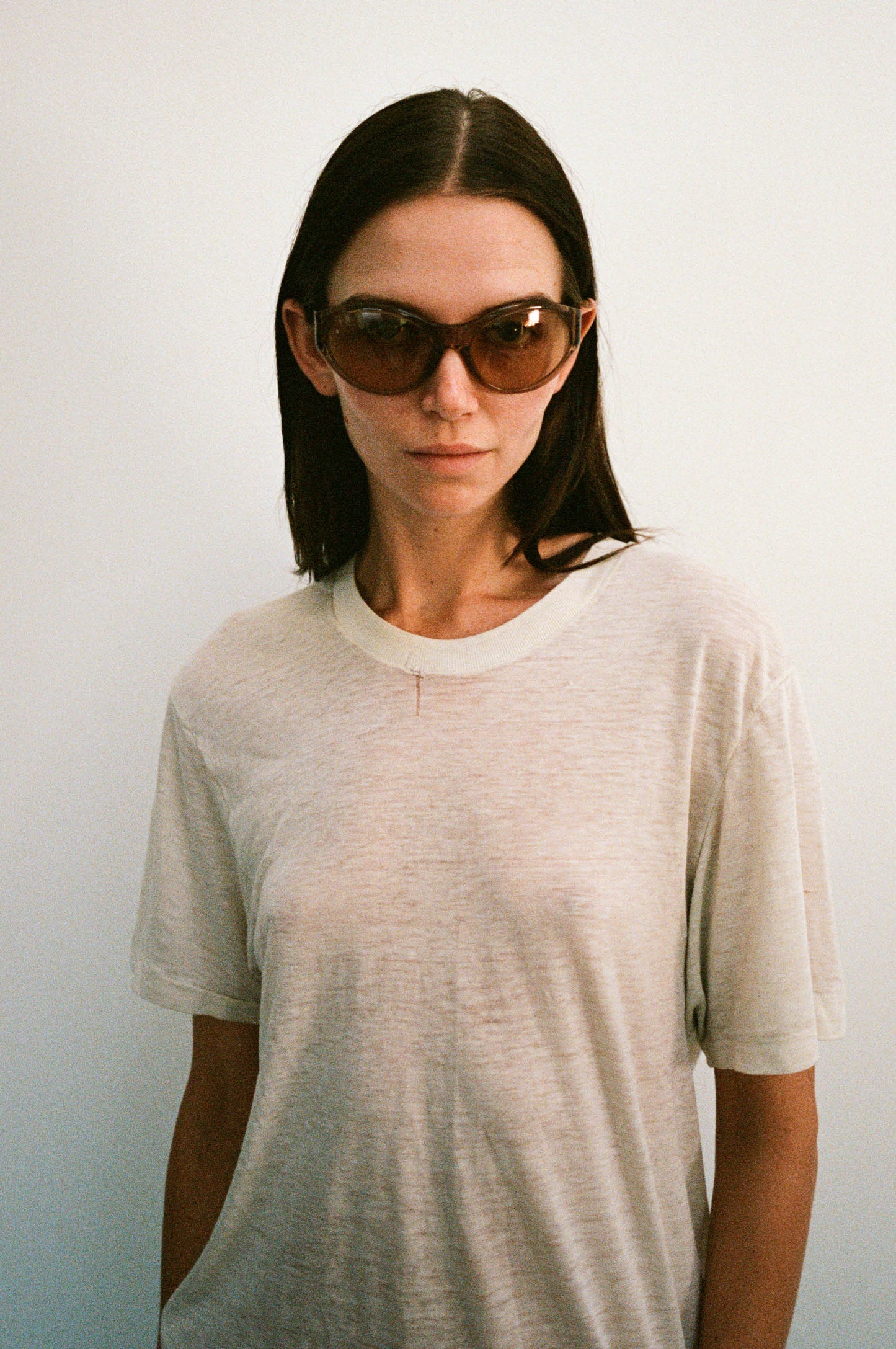 Camille in Tan & Ecru