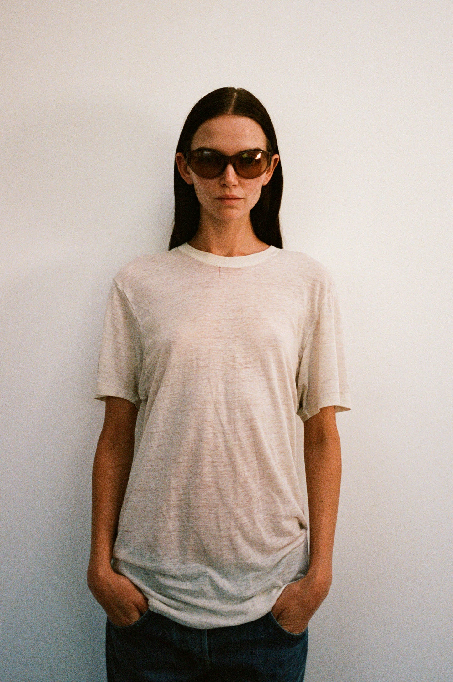 Camille in Tan & Ecru